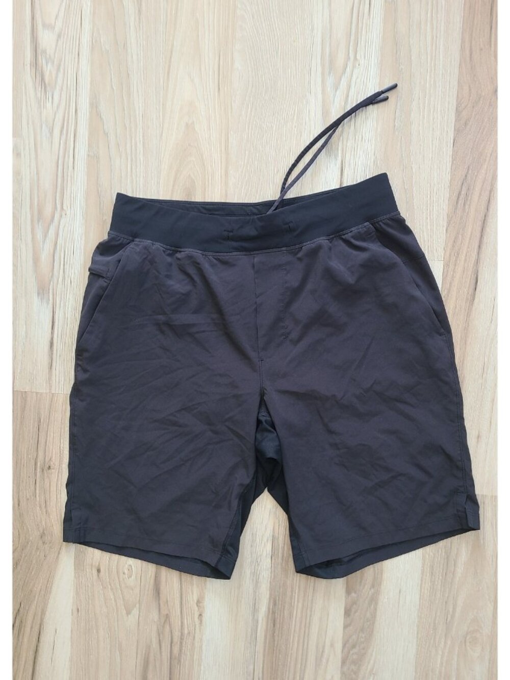 Lululemon T.H.E. Lined Men's Black size M Running 9.5" Shorts